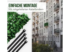 Privacyscherm Balkon N77 Ii Blad, 300X100Cm Donker Blad-Vente-unique Best
