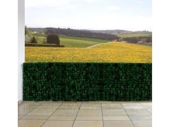 Privacyscherm Balkon N77 Ii Blad, 300X100Cm Donker Blad-Vente-unique Best
