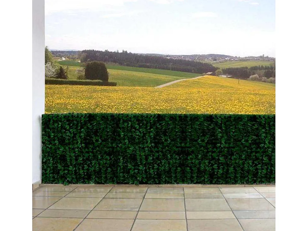 Privacyscherm Balkon N77 Ii Blad, 300X100Cm Donker Blad-Vente-unique Best