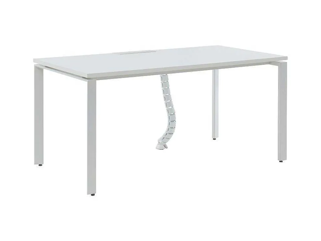 Professioneel Bureau Voor 1 Persoon - Wit - L160 Cm - Downtown-Workēa