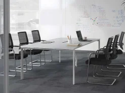 Professionele Bureaustoel - Stof En Verchroomd Metaal - Zwart - Marunouchi-Workēa Outlet