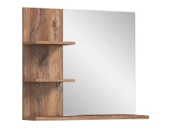 Ramon Spiegel Bad 80Cm 3 Planken Grijs,Eik Decor.-Vente-unique Clearance