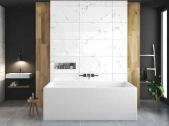 Rechthoekig Eilandbad - 280 L - 170 X 75 X 60 Cm - Wit - Acryl - Aspius-Shower & Design Online