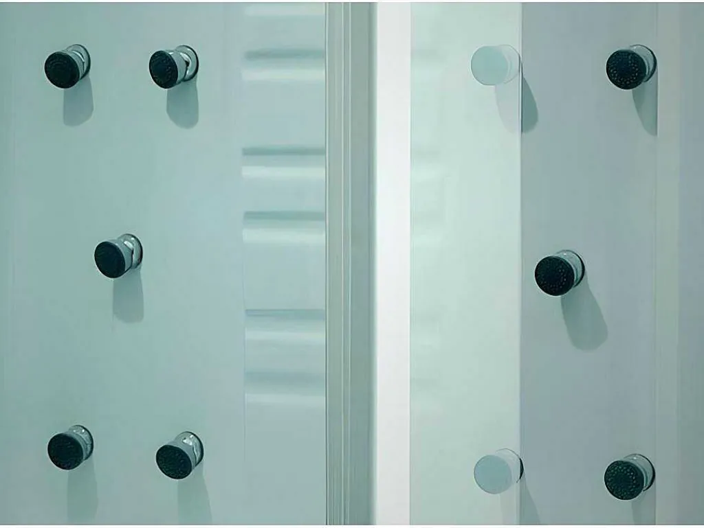 Rechthoekige Douchecabine Met Balneotherapie En Hamam Arthemis - 12 Massagestralen-Shower & Design Best