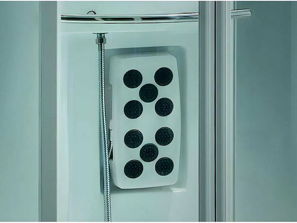Rechthoekige Douchecabine Met Balneotherapie En Hamam Arthemis - 12 Massagestralen-Shower & Design Best