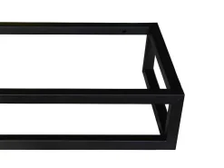 Rechthoekige Hangende Wastafel Met Drager - L40 X B22 Cm - Uchami-Shower & Design Clearance