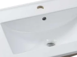 Rechthoekige Keramische Wastafel - Wit - 81 X 46,5 Cm - Motiac-Shower & Design New