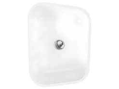 Rechthoekige Staande Wastafel Van Solid Surface - Wit - Tilicho-Shower & Design Outlet