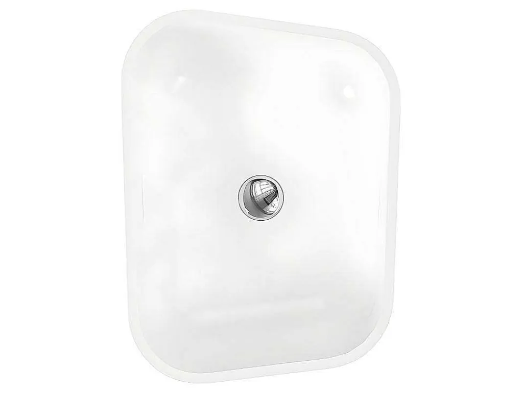Rechthoekige Staande Wastafel Van Solid Surface - Wit - Tilicho-Shower & Design Outlet