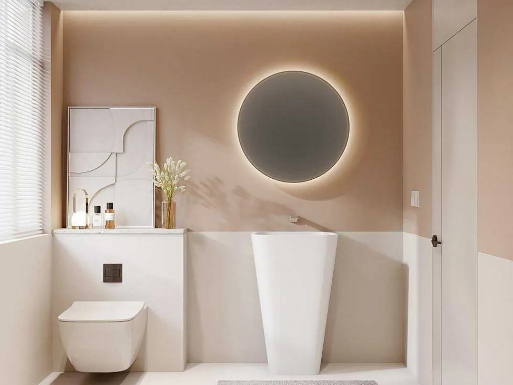 Rechthoekige Staande Wastafel Van Solid Surface - Wit - Tilicho-Shower & Design Outlet