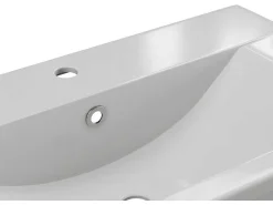 Rechthoekige Voorbouwwastafel Voor Badkamer Van Keramiek - 71,5 Cm - Wit - Yasmac Ii-Shower & Design Hot