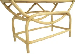 Rek Met 3 Plankjes Van Rotan En Bamboe - Kleur: Naturel - Setha-Vente-unique Sale