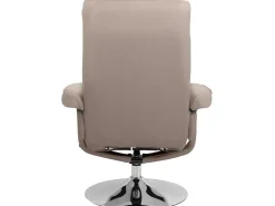 Relaxfauteuil + Kruk Cappucino-Loft24 Hot