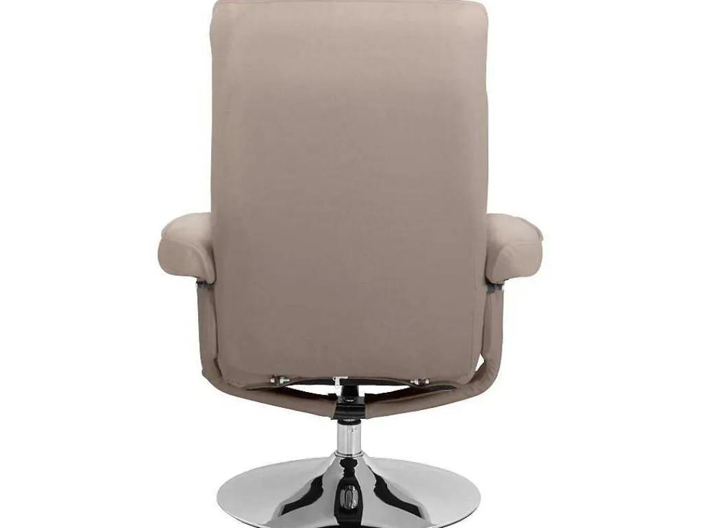 Relaxfauteuil + Kruk Cappucino-Loft24 Hot