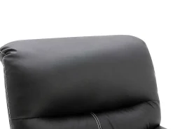 Relaxfauteuil Canby - Kunstleer - Zwart-Vente-unique Clearance