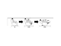 Relaxfauteuil Evasion Van Leer - Zwart-Vente-unique Discount