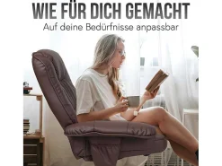 Relaxfauteuil H56 Met Kruk, Bordeaux-Vente-unique Sale
