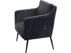Relaxfauteuil Mcw-H93A, Stof/Textiel Donkergrijs-Vente-unique
