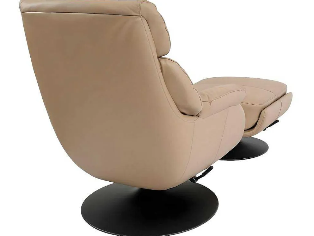 Relaxfauteuil Met Kruk Mcw-K99, Taupe-Vente-unique Best