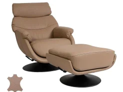 Relaxfauteuil Met Kruk Mcw-K99, Taupe-Vente-unique Best