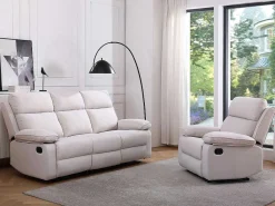 Relaxfauteuil Van Beige Stof Lana-Vente-unique Hot