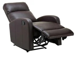 Relaxfauteuil Van Kunstleer Isao - Bruin-Vente-unique