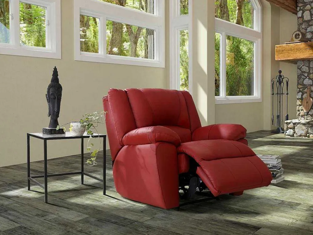 Relaxfauteuil Van Leer Aroma - Rood-Vente-unique Hot
