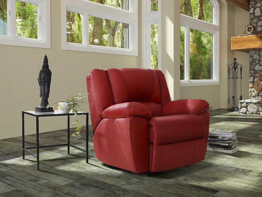 Relaxfauteuil Van Leer Aroma - Rood-Vente-unique Hot
