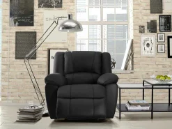 Relaxfauteuil Van Leer Aroma - Zwart-Vente-unique