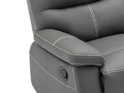 Relaxhoekbank Met Hoek Rechts Van Grijs Kunstleer Canby-Vente-unique Online