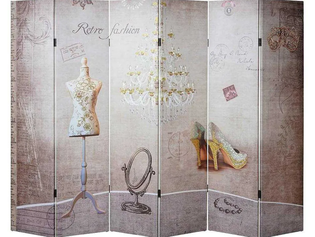 Retro Foto Scherm, 180X240Cm-Vente-unique Discount