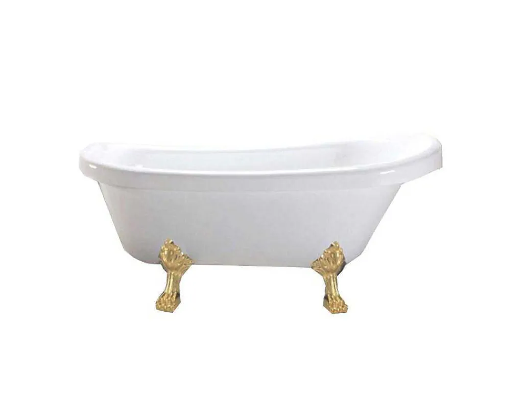 Retro Vrijstaand Bad 170 X 80 Cm Met Gouden Pootjes Marigold-ELITESHOPPING Best
