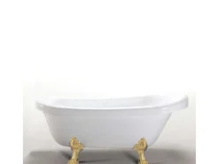 Retro Vrijstaand Bad 170 X 80 Cm Met Gouden Pootjes Marigold-ELITESHOPPING Best