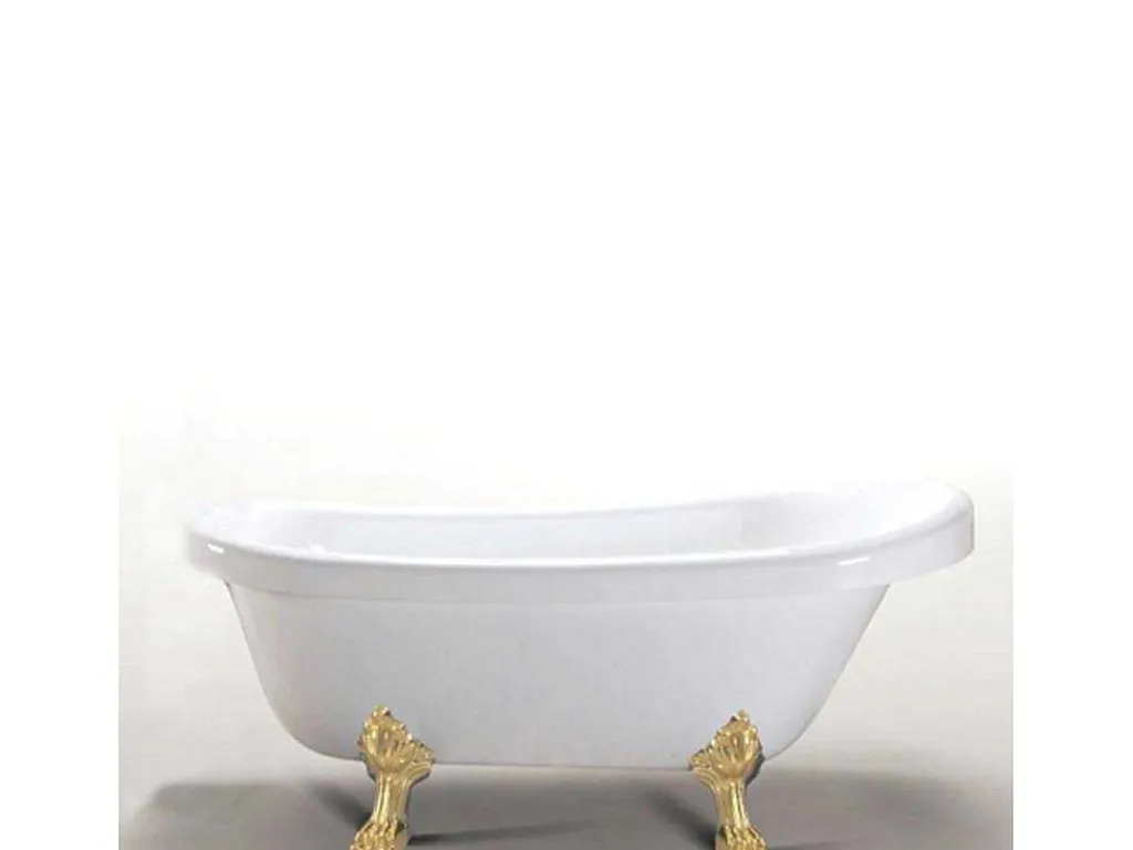 Retro Vrijstaand Bad 170 X 80 Cm Met Gouden Pootjes Marigold-ELITESHOPPING Best