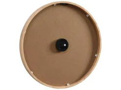 Rieten Wandklok - D60 Cm - Mdf En Hout - Naturel - Fietra-OZAIA Online
