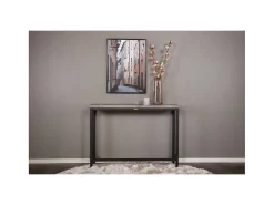 Rise Sidetable 30X110 Cm Beton Decor, Zwart.-Venture Home Clearance