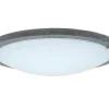 Rocky Plafondlamp, Cement, Chroom, 45X45X10 Cm,-EPIKASA Best