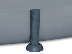 Rond Grijs Buizenzwembad Met Filterpomp Met Patroon - D427 X H107 Cm - Nisoka-Vente-unique Hot