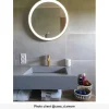 Ronde Badkamerspiegel Met Led-Verlichting Daniela - L60 X H 60 Cm-OZAIA Best
