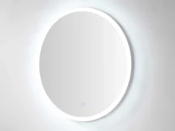 Ronde Badkamerspiegel Met Led-Verlichting Daniela - L60 X H 60 Cm-OZAIA Best