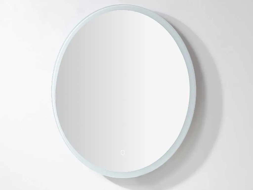 Ronde Badkamerspiegel Met Led-Verlichting Daniela - L60 X H 60 Cm-OZAIA Best