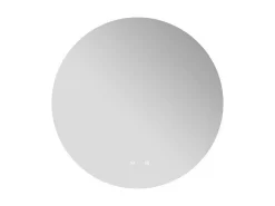 Ronde Badkamerspiegel Zonder Kader Anticondens Met Ledverlichting Diameter 90 Cm Romula-OZAIA Outlet