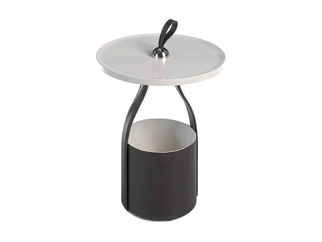 Ronde Chocoladebruine Kunstleren Hoektafel 2067-Angel Cerda Outlet