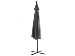 Ronde Hangparasol - Grijs - Staal - Ledverlichting - Diameter: 2,93 M - Pocota-MYLIA Discount