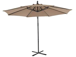 Ronde Hangparasol - Taupe - Staal - Ledverlichting - Diameter: 2,93 M - Pocota-MYLIA Sale