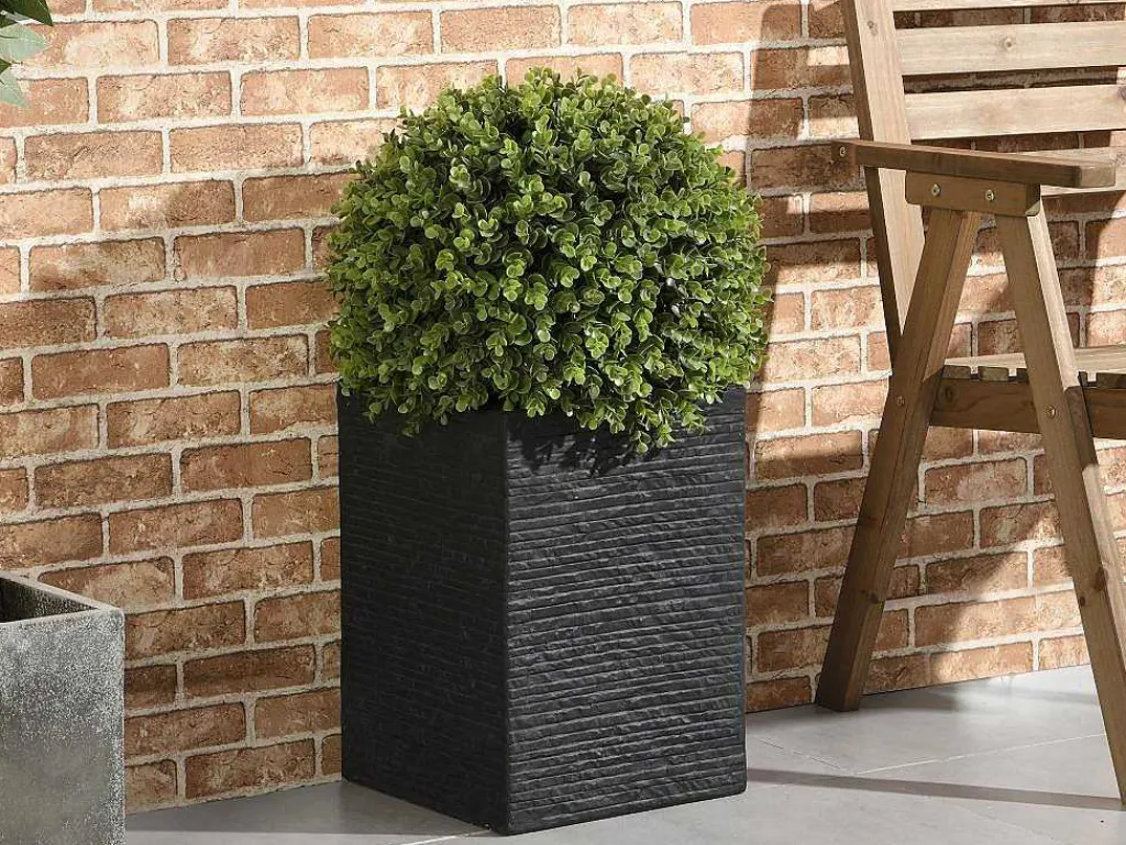 Ronde Kunstbuxus Met Pot - H66 X D40 Cm - Groen - Diava-OZAIA Discount