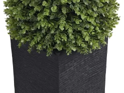 Ronde Kunstbuxus Met Pot - H66 X D40 Cm - Groen - Diava-OZAIA Discount