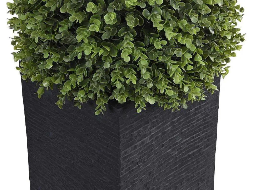 Ronde Kunstbuxus Met Pot - H66 X D40 Cm - Groen - Diava-OZAIA Discount