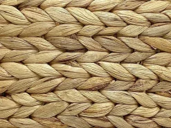 Ronde Poef In Licht, Natuurlijk Rotan Meviso-Vente-unique Discount