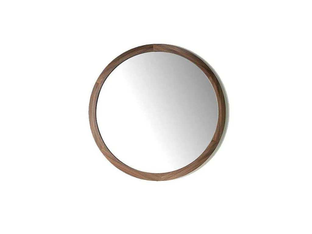 Ronde Spiegel Walnoot 3084-Angel Cerda Outlet